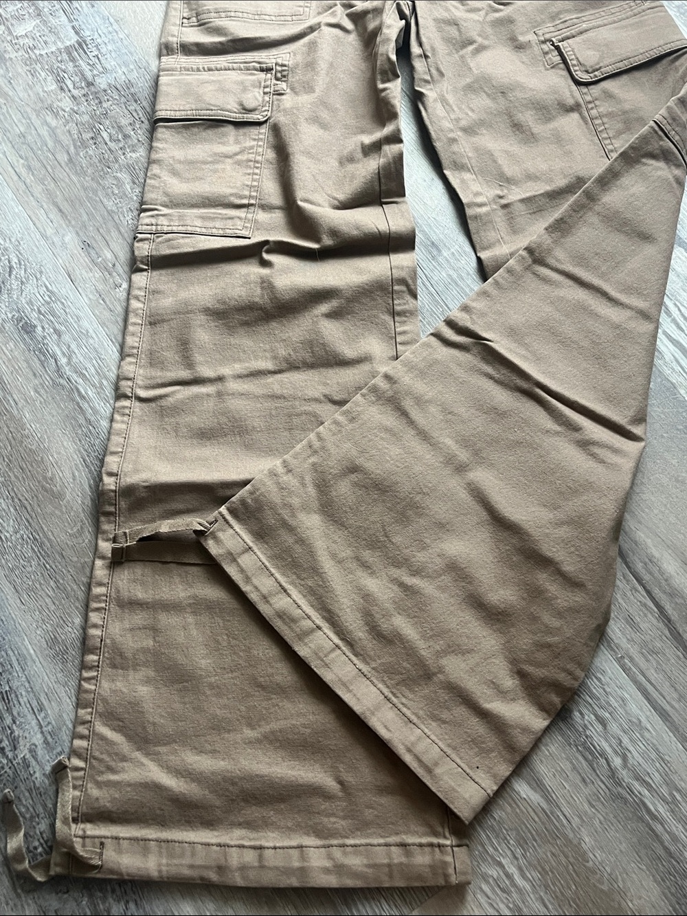 wild fable brown Wide-Leg Cargo Pants - Picture 5 of 8